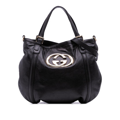 Gucci Medium Leather Britt Satchel