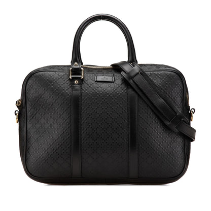 Gucci Medium Leather Diamante Bright Business Bag
