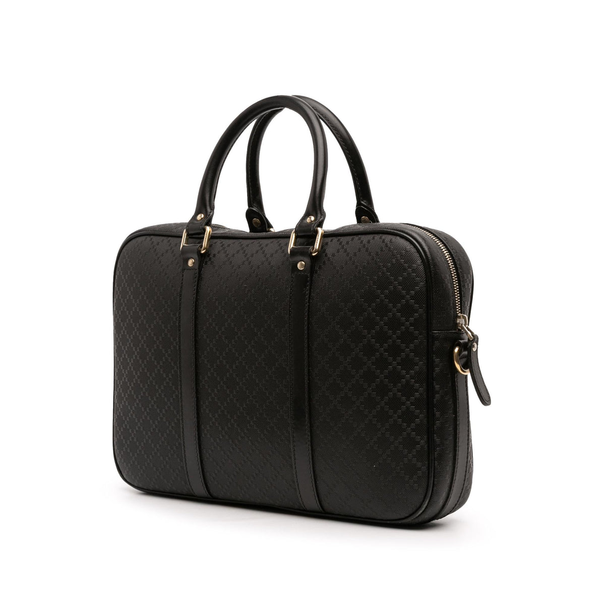 Gucci Medium Leather Diamante Bright Business Bag