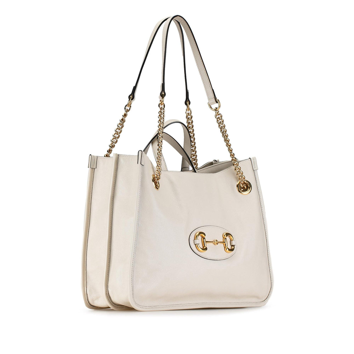 Gucci Medium Leather Horsebit 1955 (SHG-c6g3Pb)