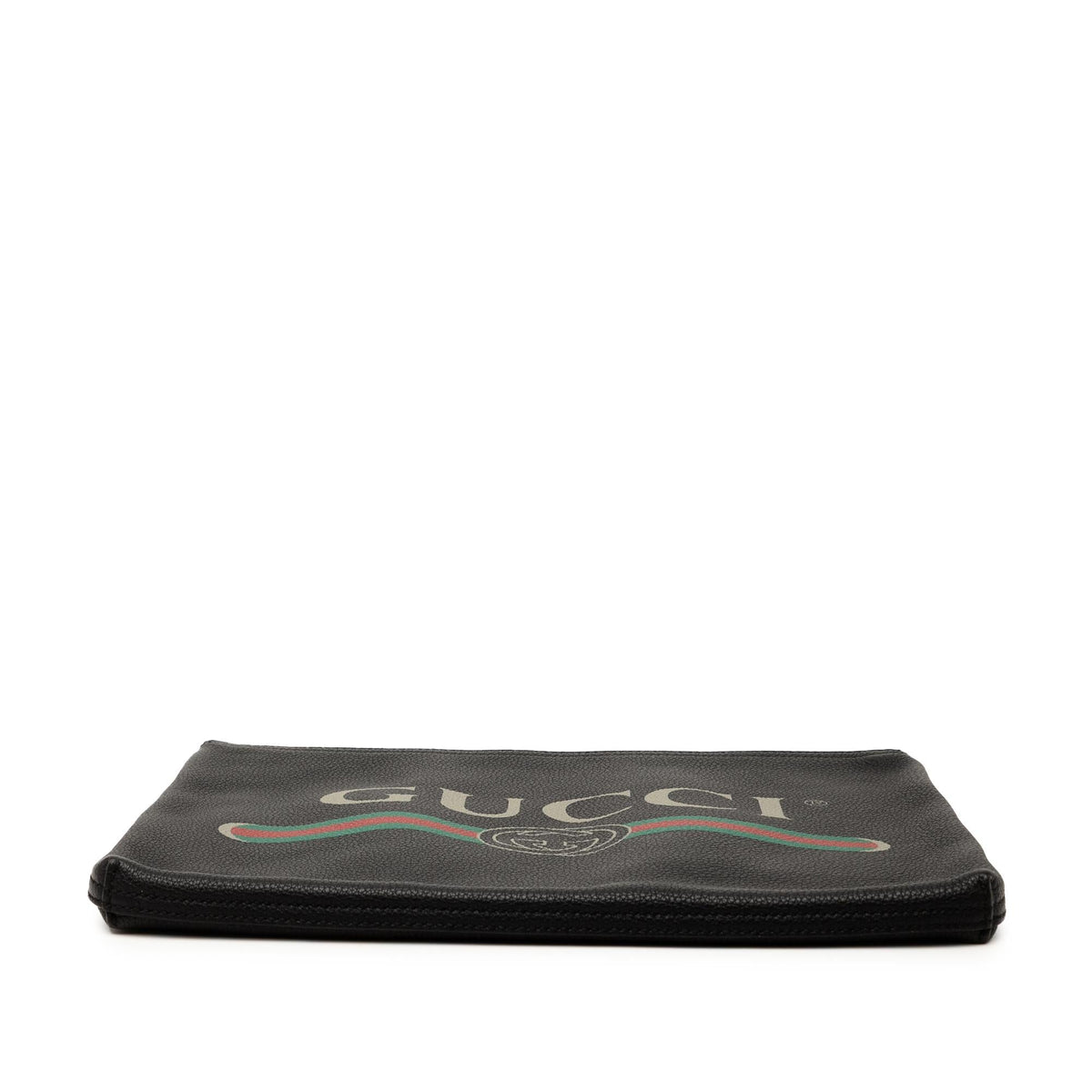 Gucci Medium Leather Logo Portfolio Clutch