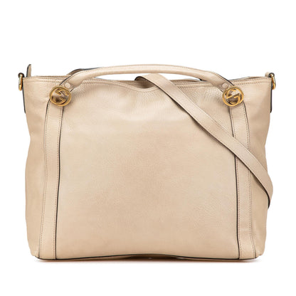 Gucci Medium Leather Miss GG Satchel