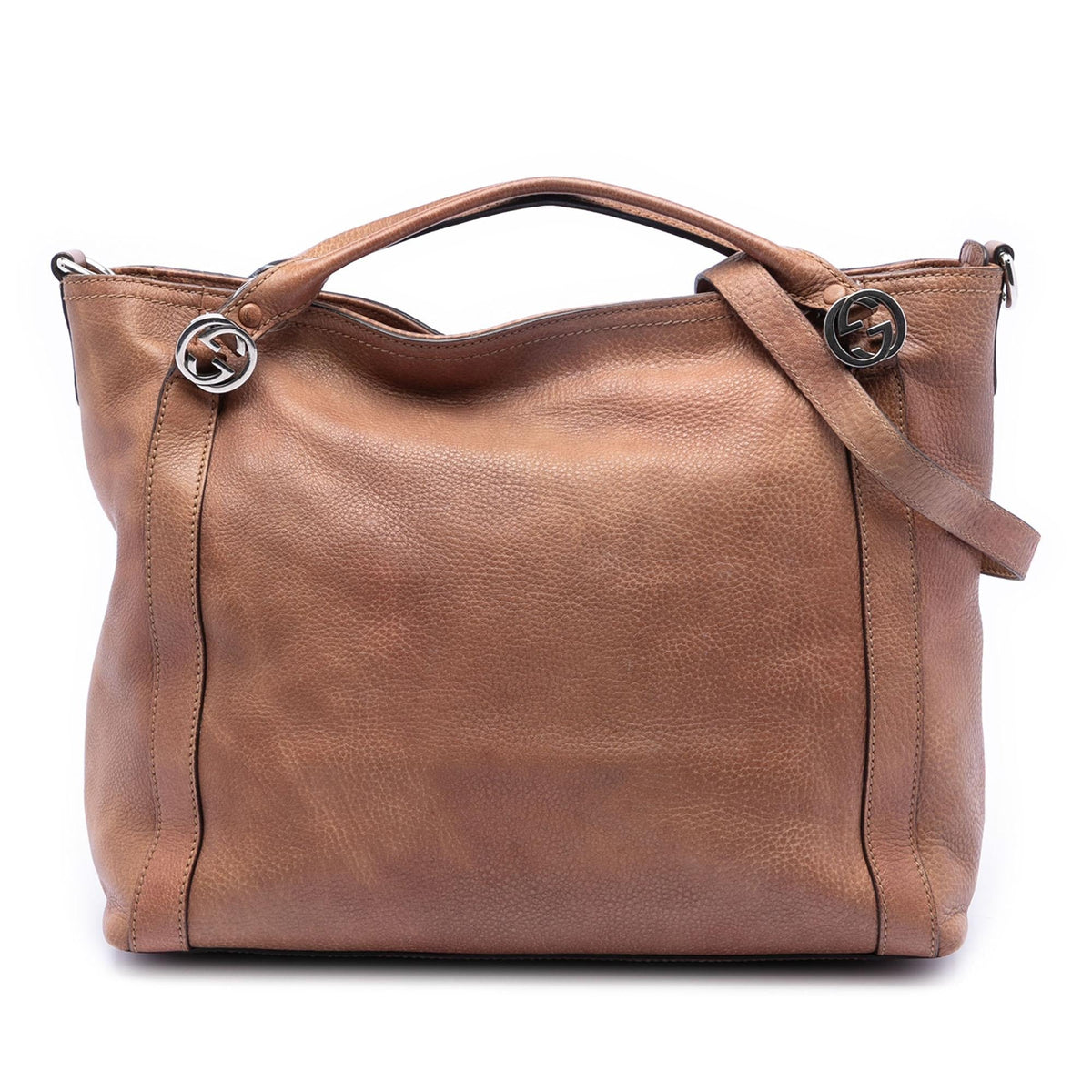 Gucci Medium Leather Miss GG Satchel