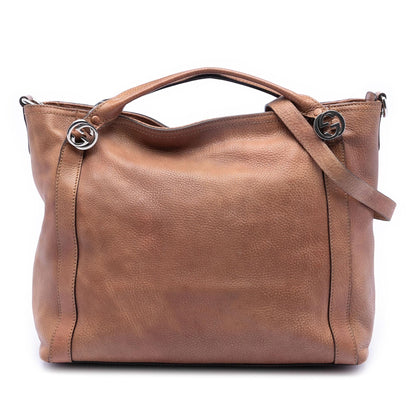 Gucci Medium Leather Miss GG Satchel