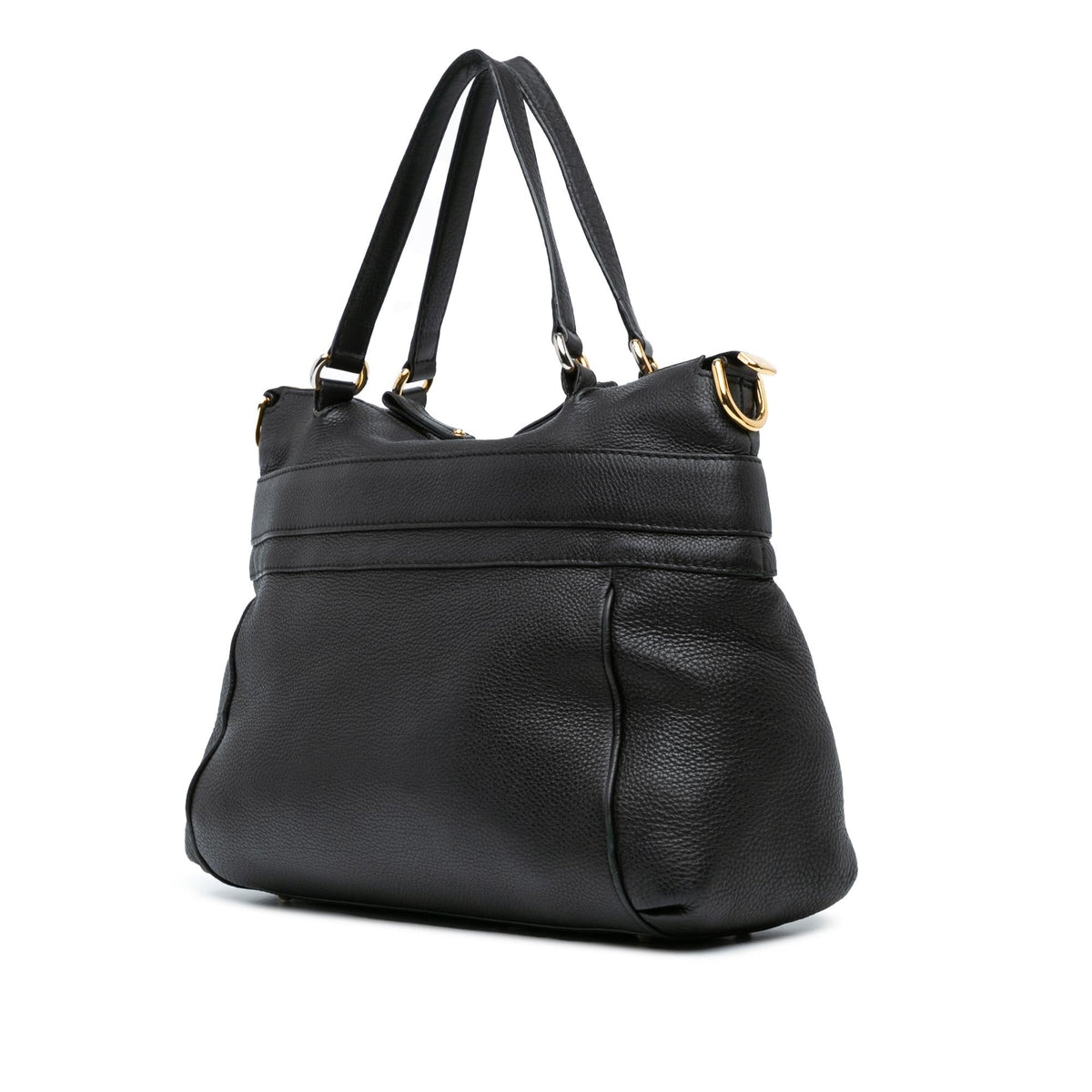 Gucci Medium Leather Ride Top Handle Bag (SHG-ijwBLn)