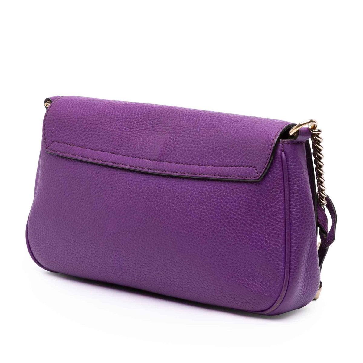 Gucci Medium Leather Soho Chain Flap Crossbody