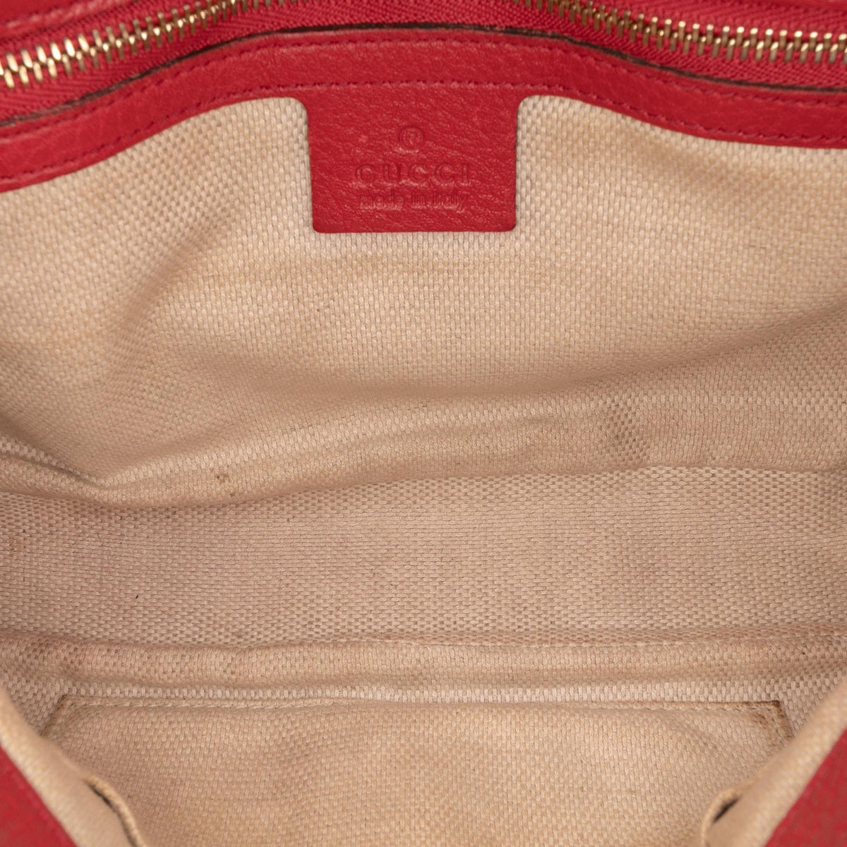 Gucci Medium Leather Soho Chain Flap Crossbody