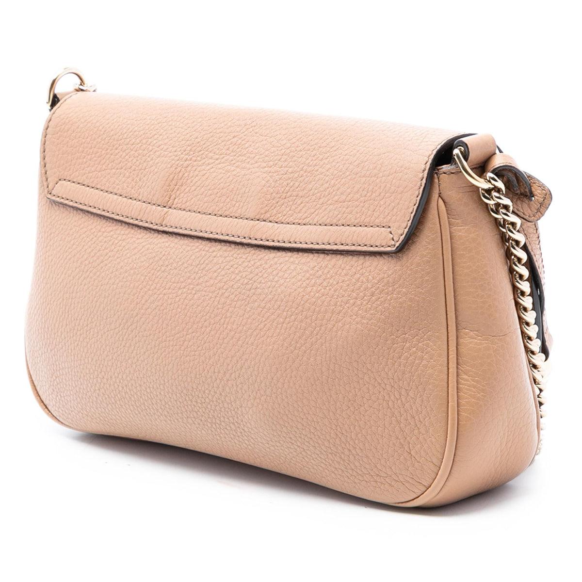 Gucci Medium Leather Soho Chain Flap Crossbody