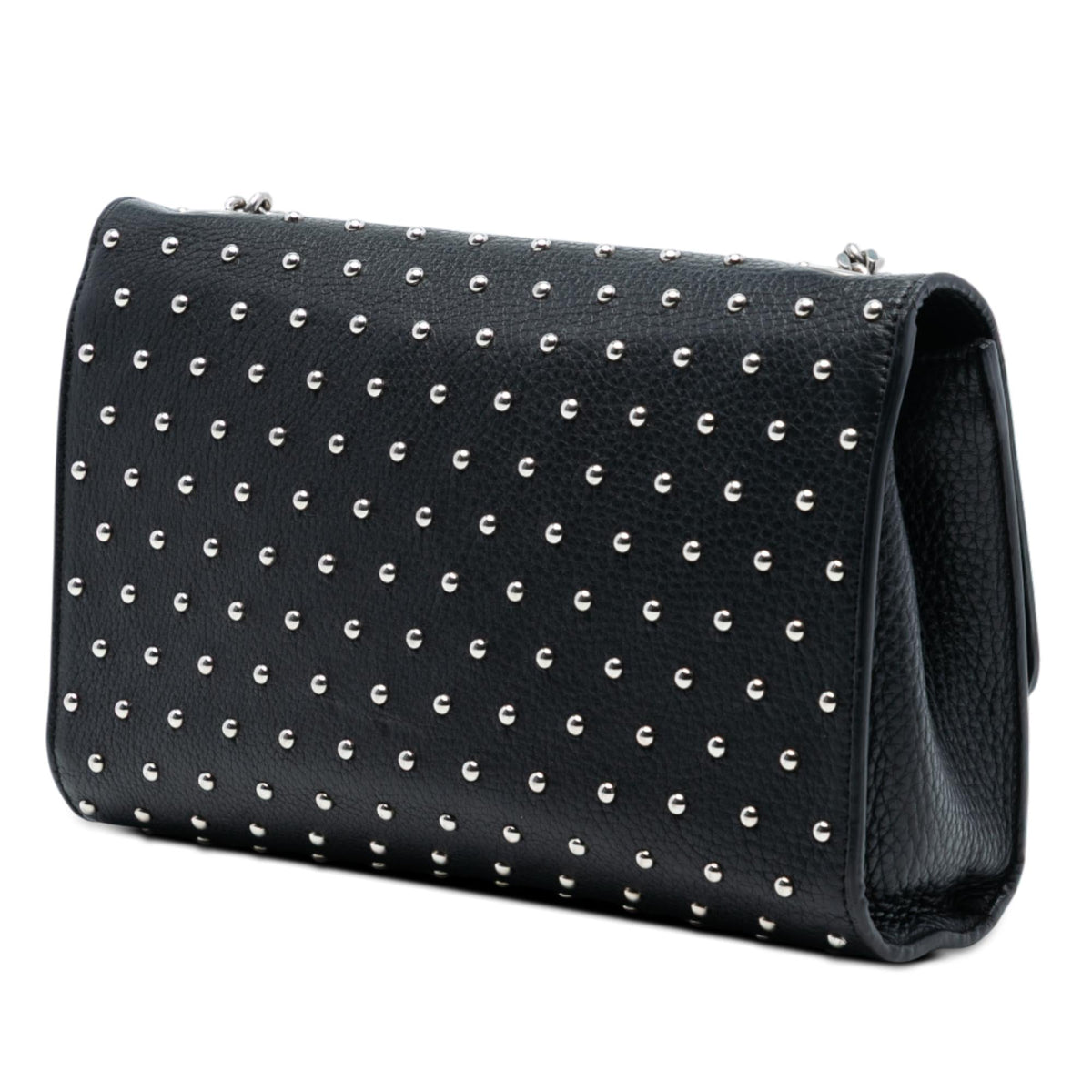 Gucci Medium Studded Leather Miss Bamboo Crossbody