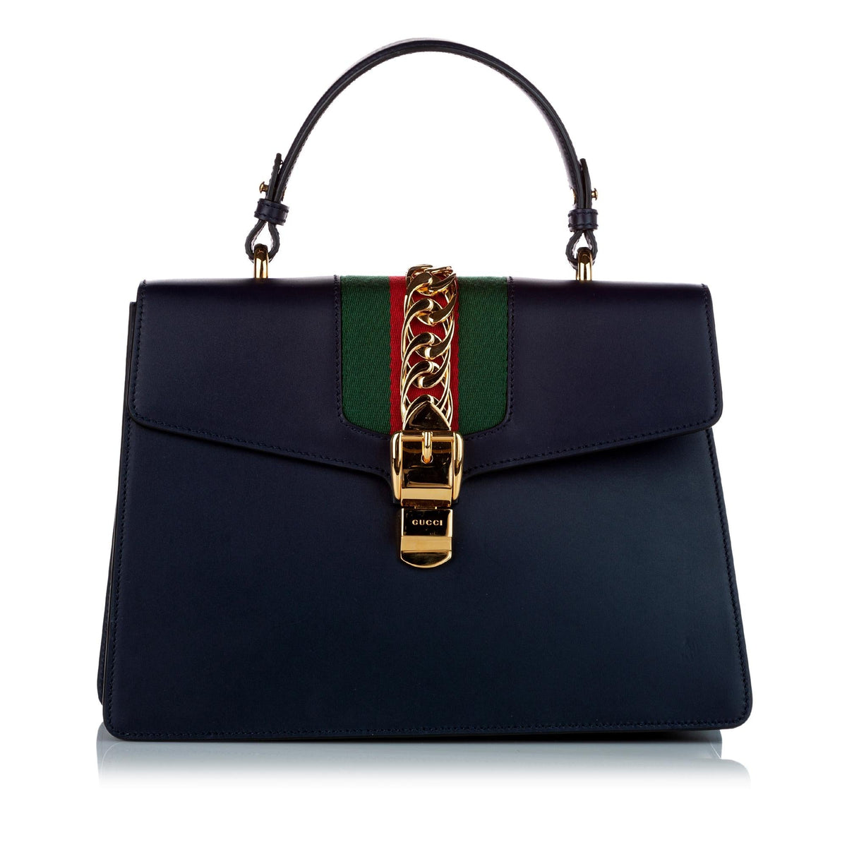Gucci Medium Sylvie Leather Satchel (SHG-25632)