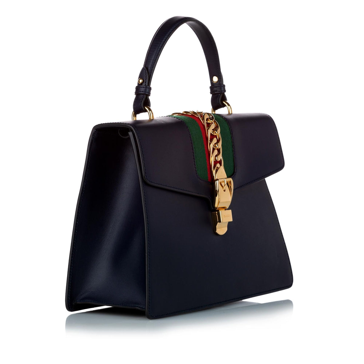 Gucci Medium Sylvie Leather Satchel (SHG-25632)
