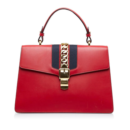 Gucci Medium Sylvie Satchel (SHG-9Fqcs4)