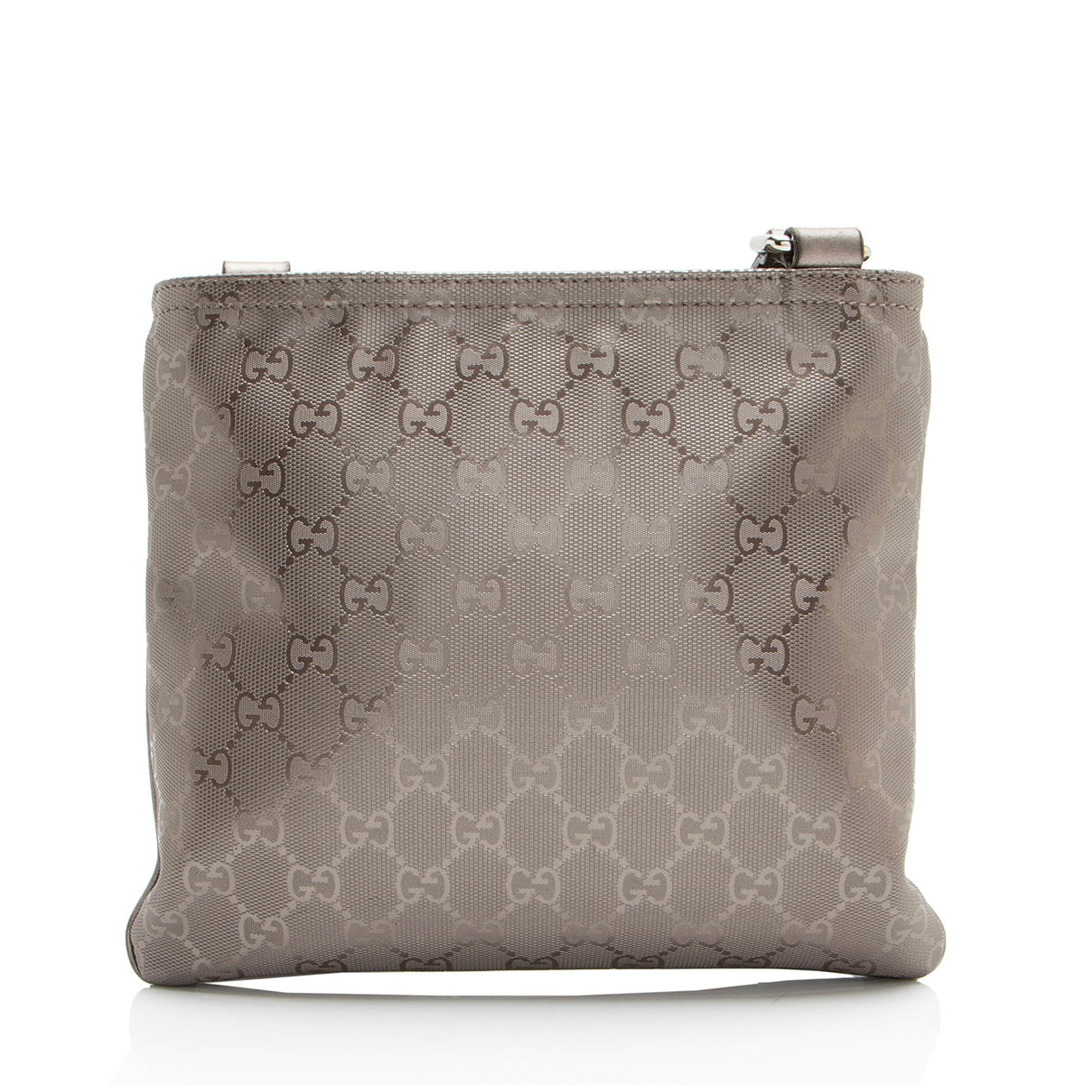 Gucci Metallic GG Imprime Flat Messenger