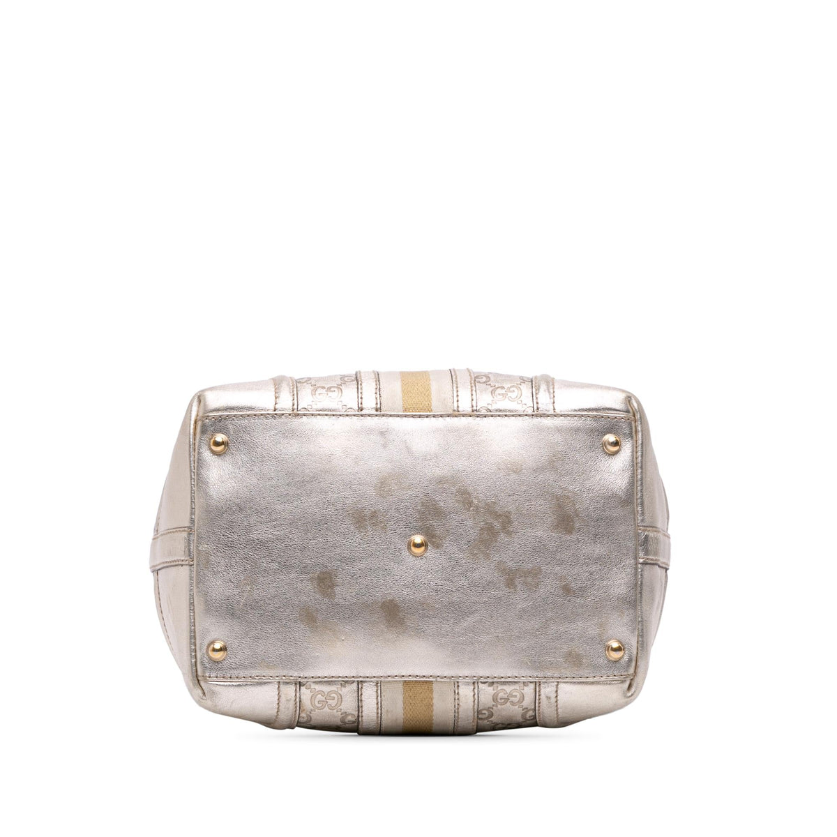 Gucci Metallic Guccissima Web Treasure Handbag