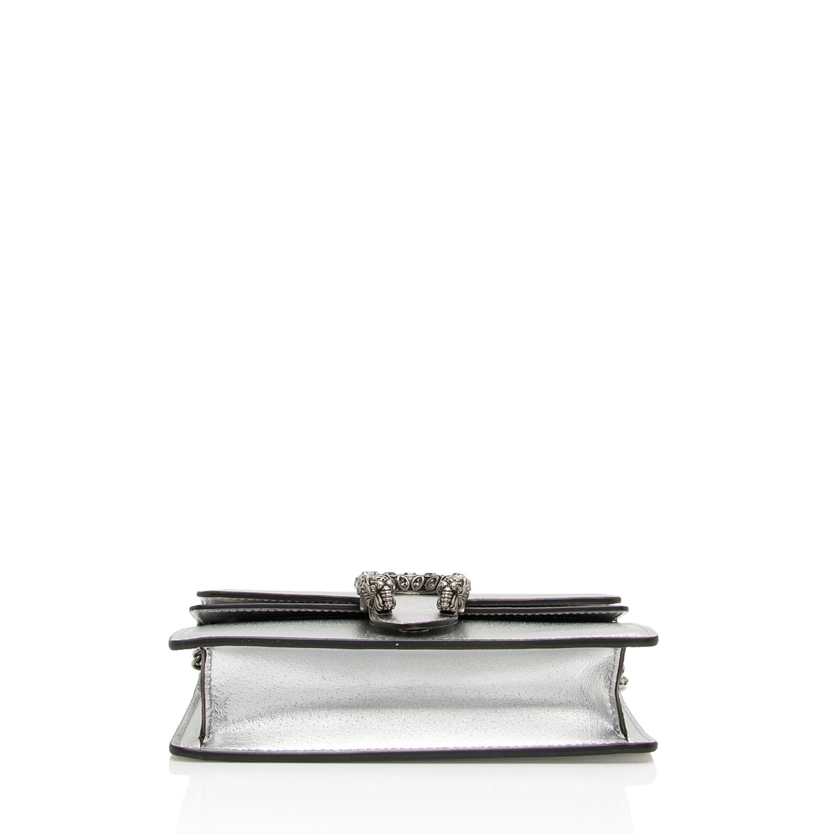 Gucci Metallic Leather Dionysus Super Mini Bag (SHF-PQUwUw)