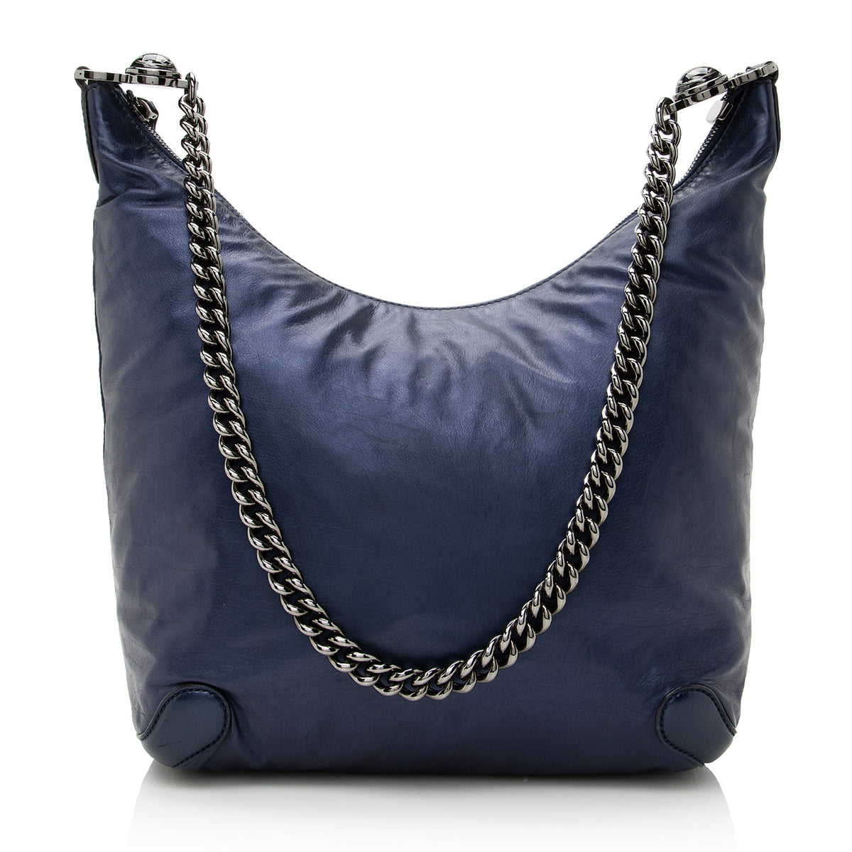 Gucci Metallic Leather Galaxy Medium Chain Hobo (SHF-22828)