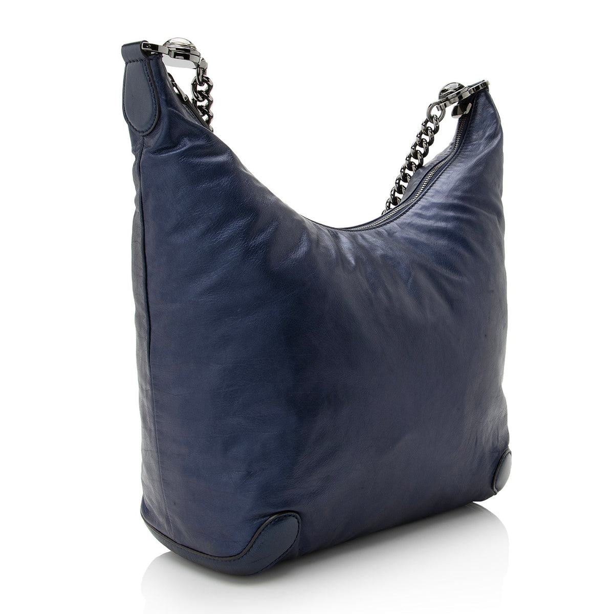 Gucci Metallic Leather Galaxy Medium Chain Hobo (SHF-22828)