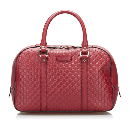 Gucci Microguccissima Bree Satchel (SHG-vBAMHW)