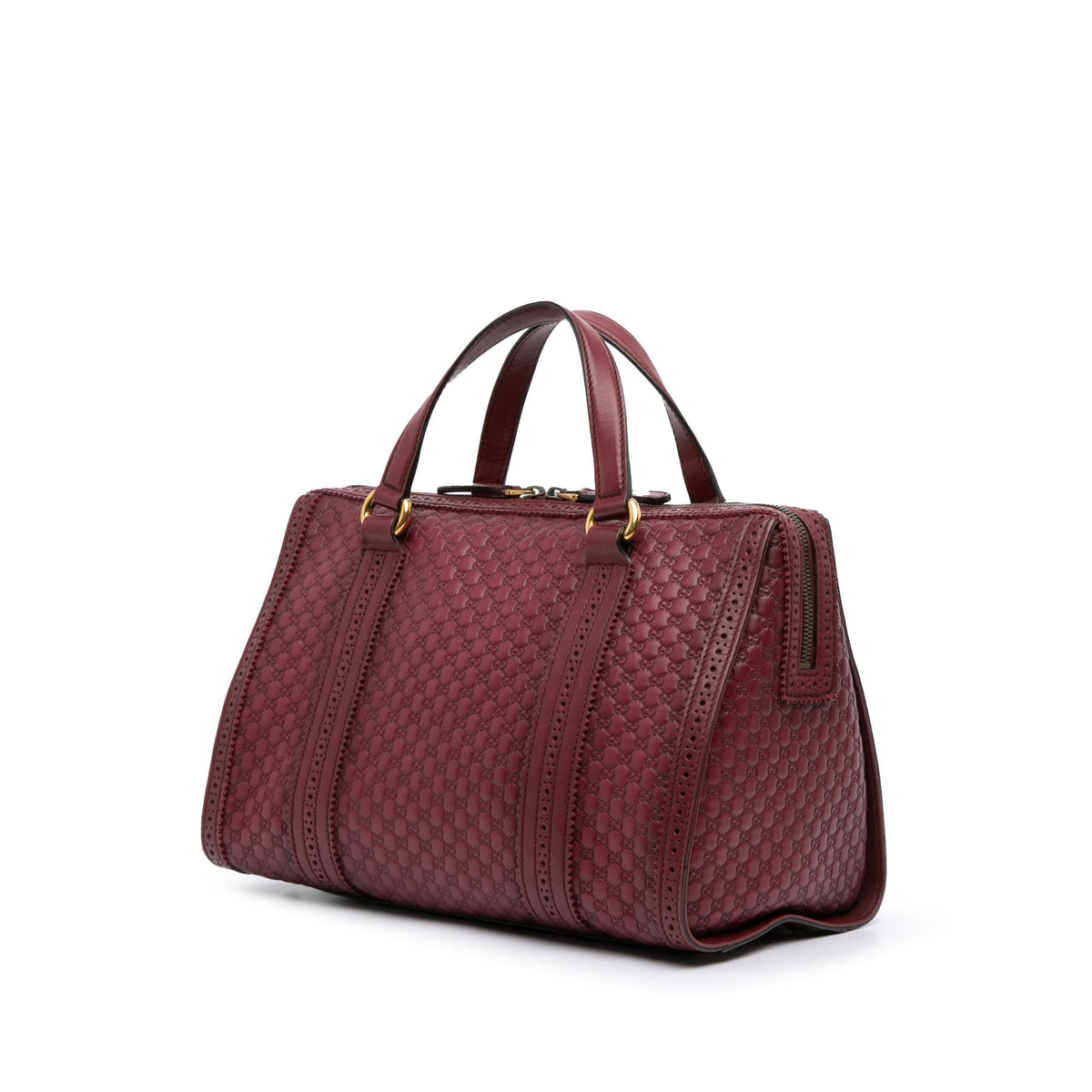Gucci Microguccissima Brogue Duilio Boston Bag