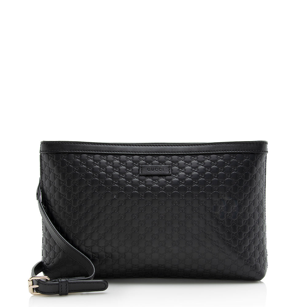 Gucci Microguccissima Flat Crossbody Bag (SHF-21814)