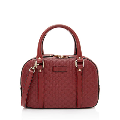 Gucci Microguccissima Leather Bree Mini Satchel (SHF-fs3ADp)