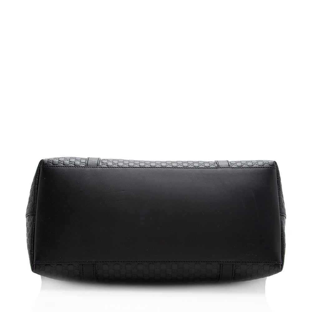 Gucci Microguccissima Leather Dome Large Satchel (SHF-19602)