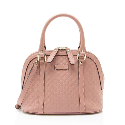 Gucci Microguccissima Leather Dome Small Satchel