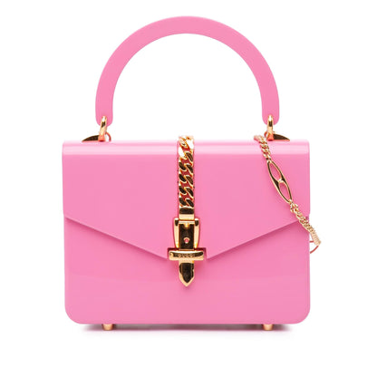 Gucci Mini Acrylic Sylvie 1969 Top Handle Bag