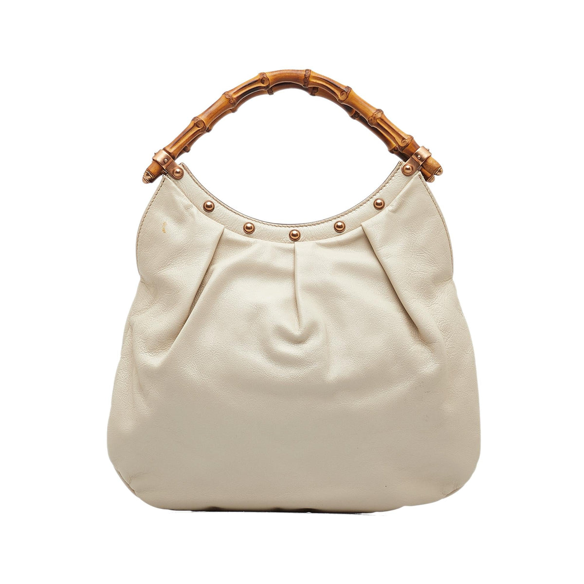 Gucci Mini Bamboo Studded Hobo (SHG-rQvld0)