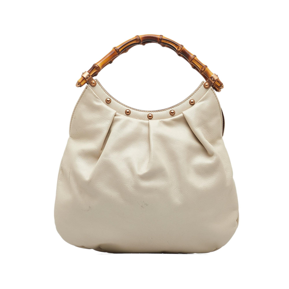 Gucci Mini Bamboo Studded Hobo (SHG-rQvld0)