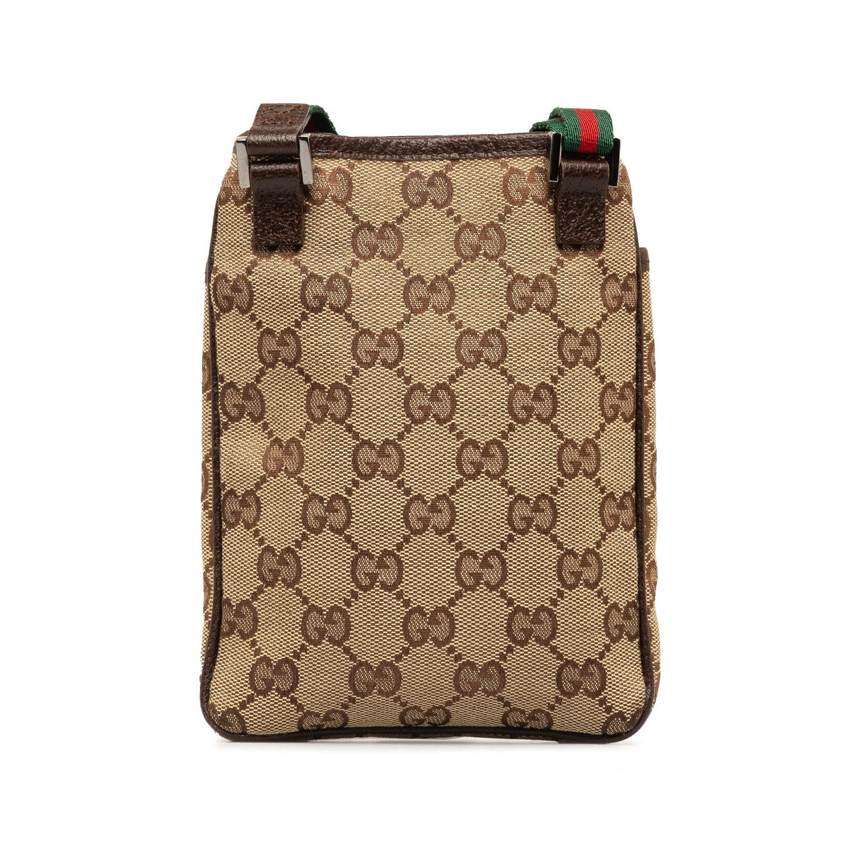 Gucci Mini GG Canvas Web Crossbody Bag (SHG-1cLFGf)