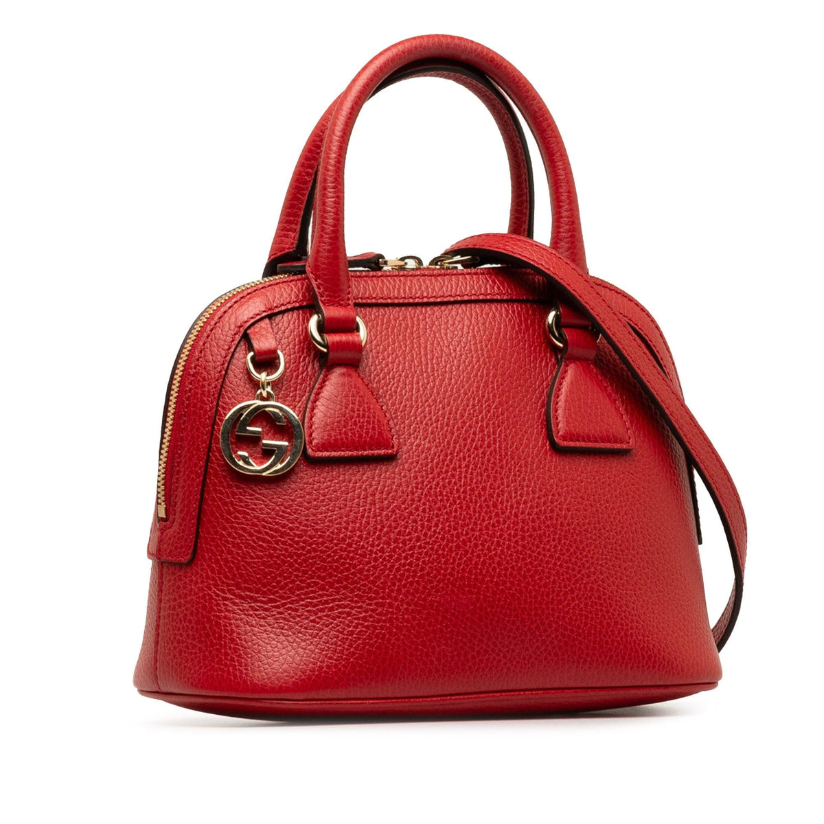 Gucci Mini GG Charm Dome Satchel (SHG-5aHUiP)