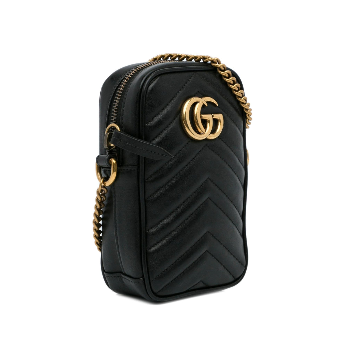 Gucci Mini GG Marmont Crossbody Bag (SHG-lsXYA5)