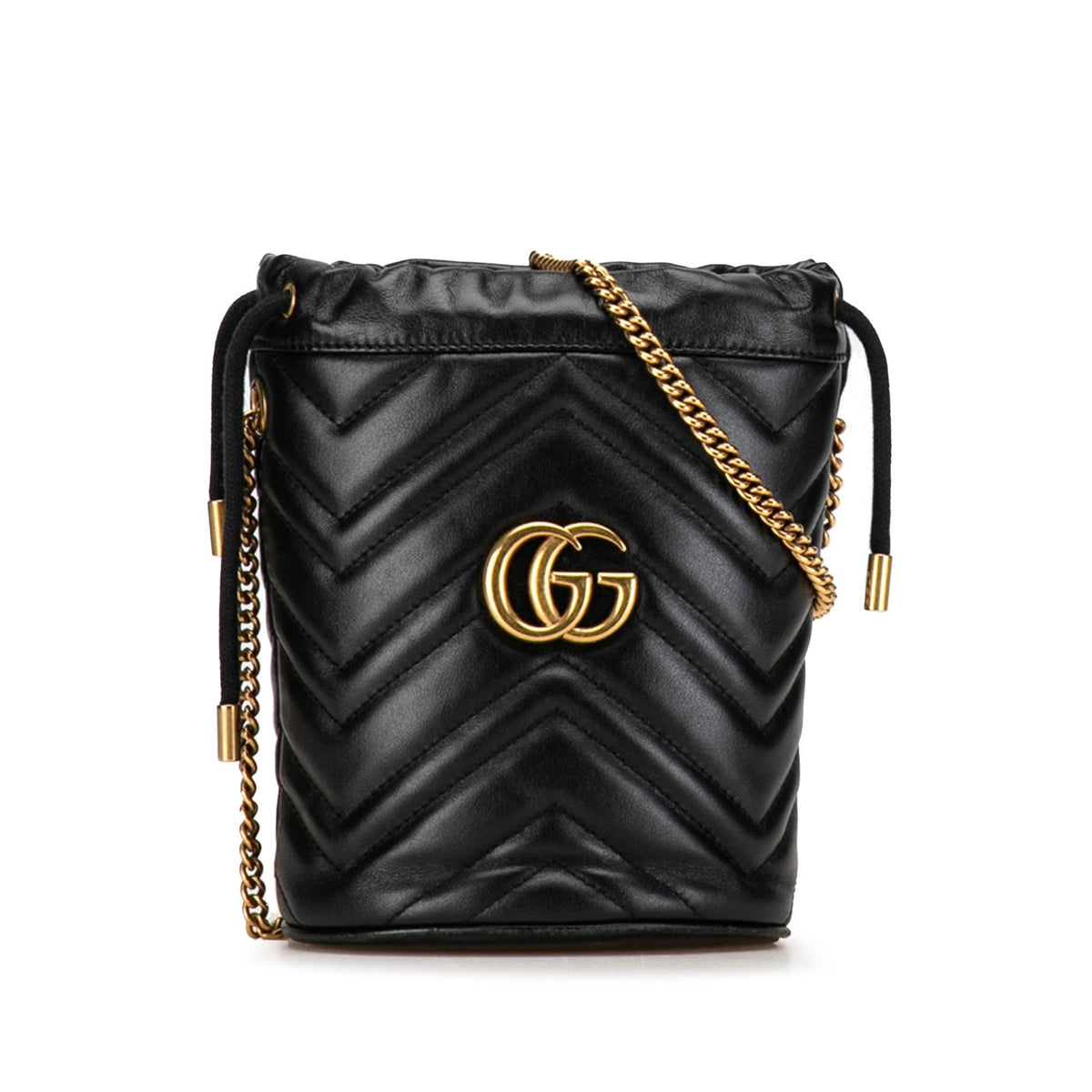 Gucci Mini GG Marmont Matelasse Bucket Bag