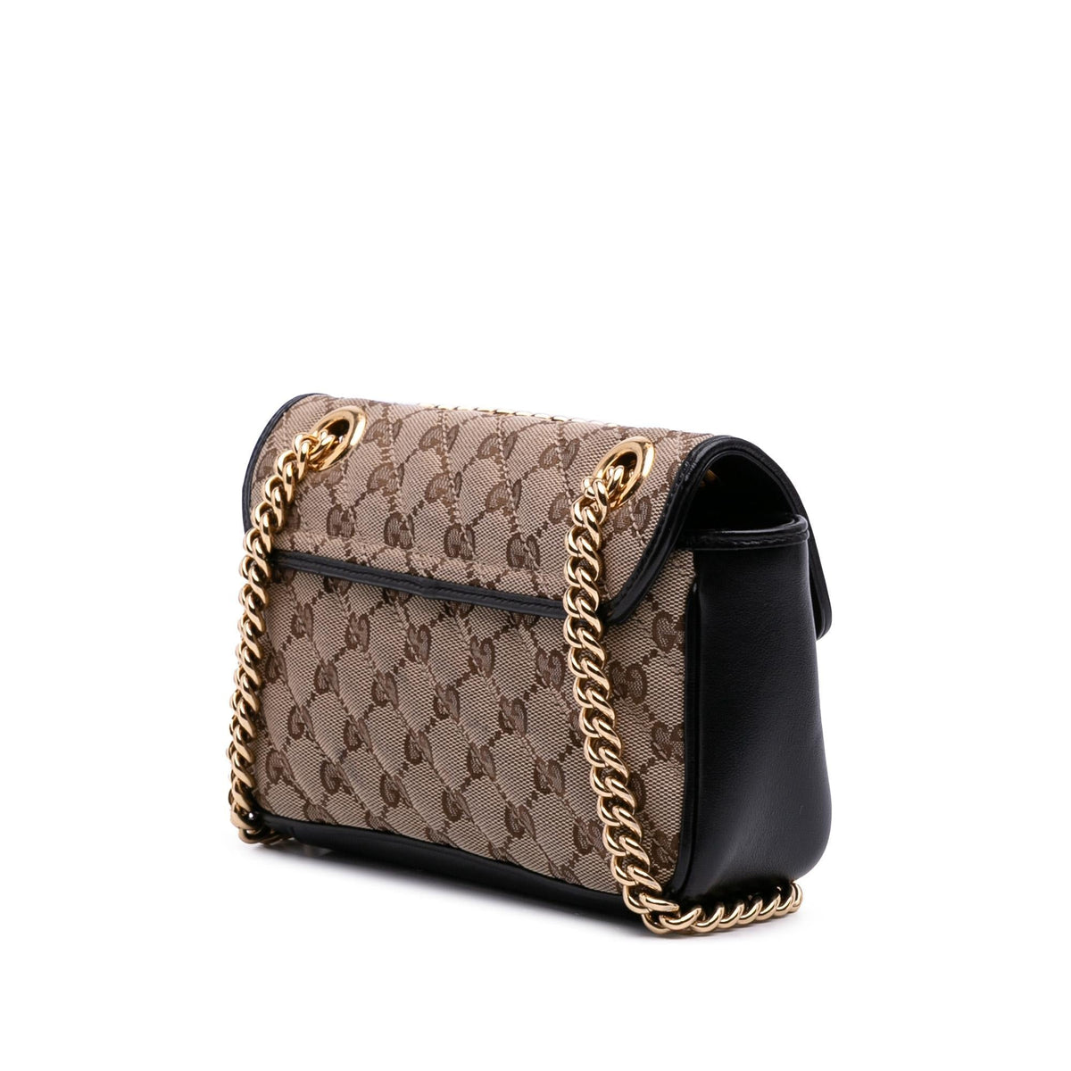 Gucci Mini GG Marmont Matelasse Canvas Flap Crossbody