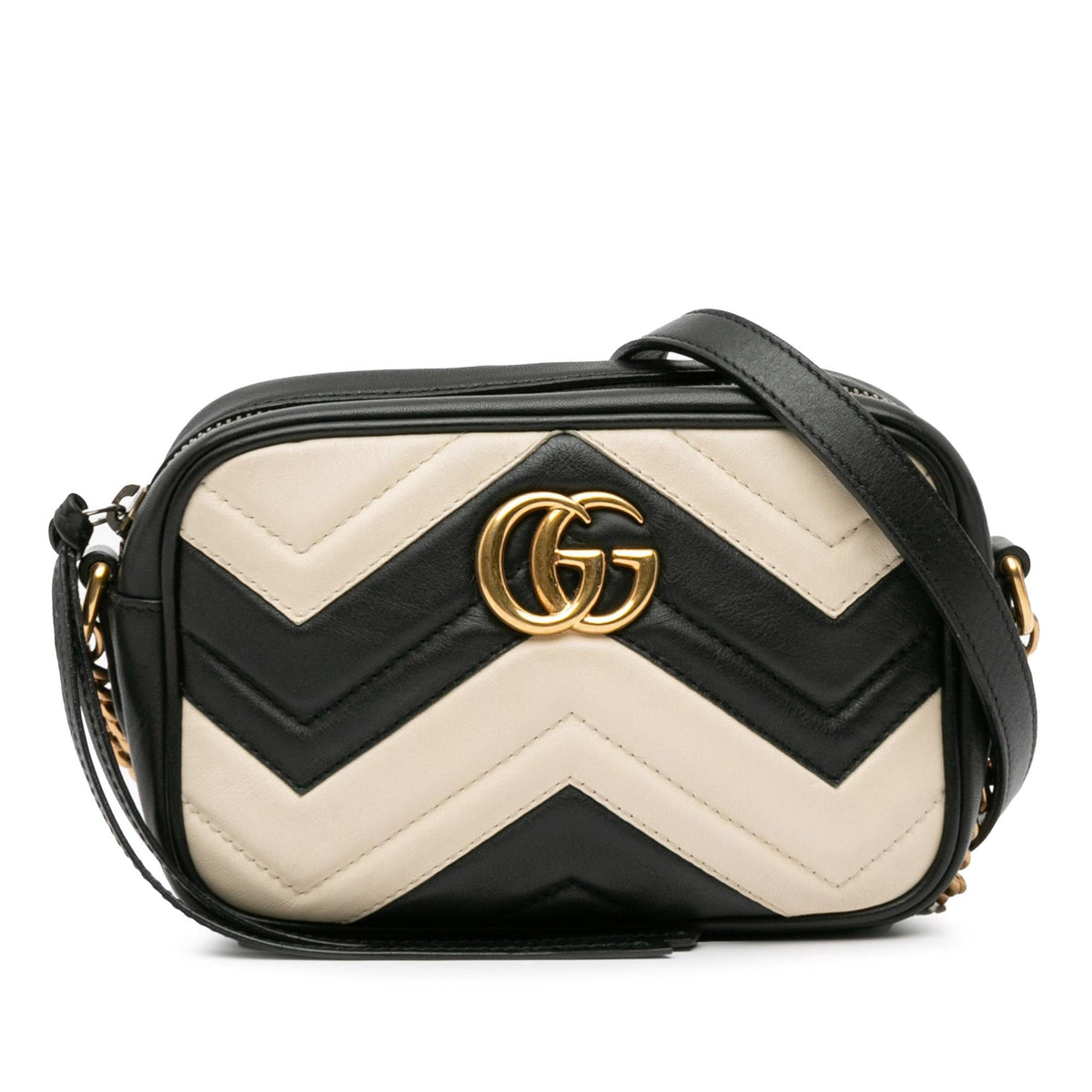 Gucci Mini GG Marmont Matelasse Crossbody Bag (SHG-dRMB0t)