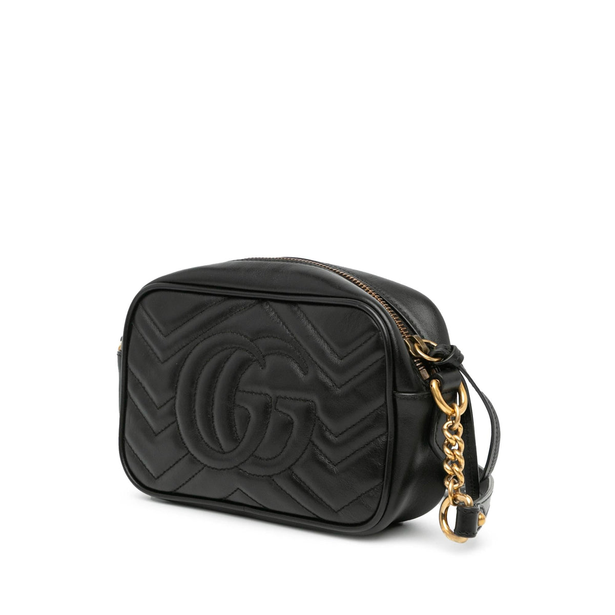 Gucci Mini GG Marmont Matelasse Crossbody Bag (SHG-McXg6G)