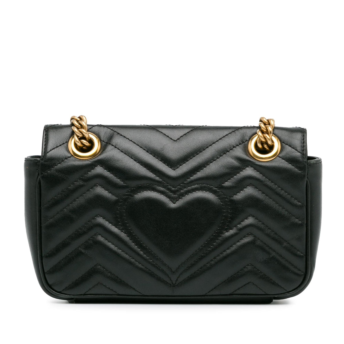 Gucci Mini GG Marmont Matelasse Crossbody (SHG-QNpQD1)