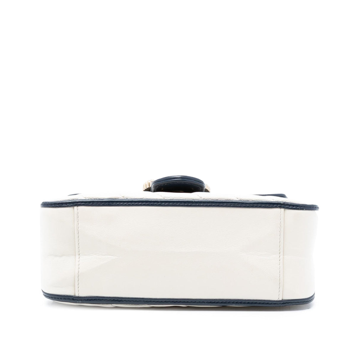 Gucci Mini GG Marmont Matelasse Diagonal Leather Torchon Top Handle Bag