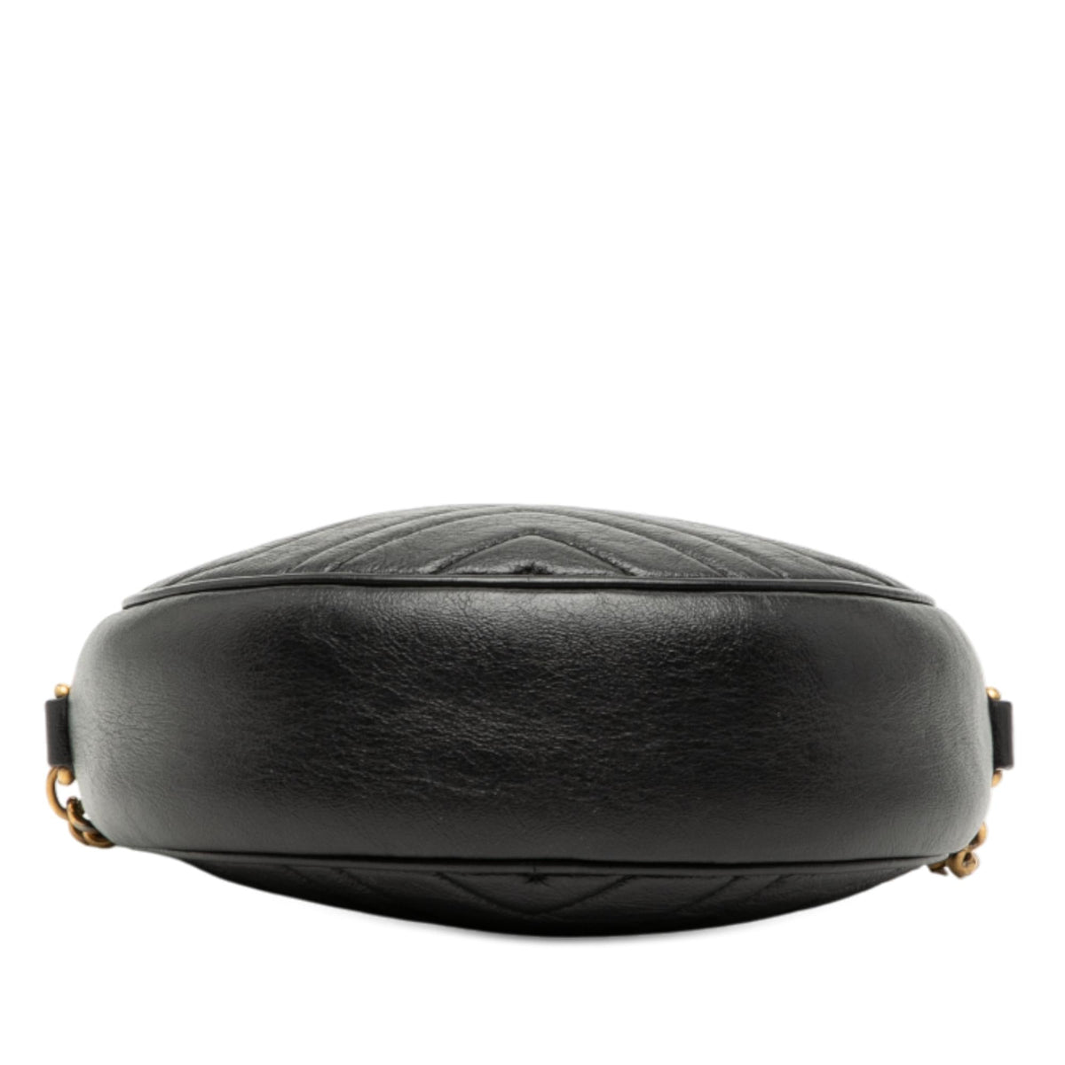 Gucci Mini GG Marmont Matelasse Leather Round Crossbody