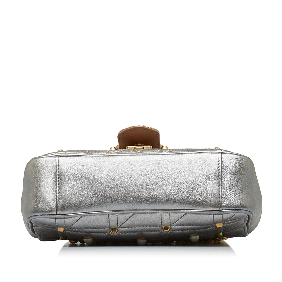Gucci Mini GG Marmont Matelasse Pearl Crossbody Bag (SHG-NtkRNe)