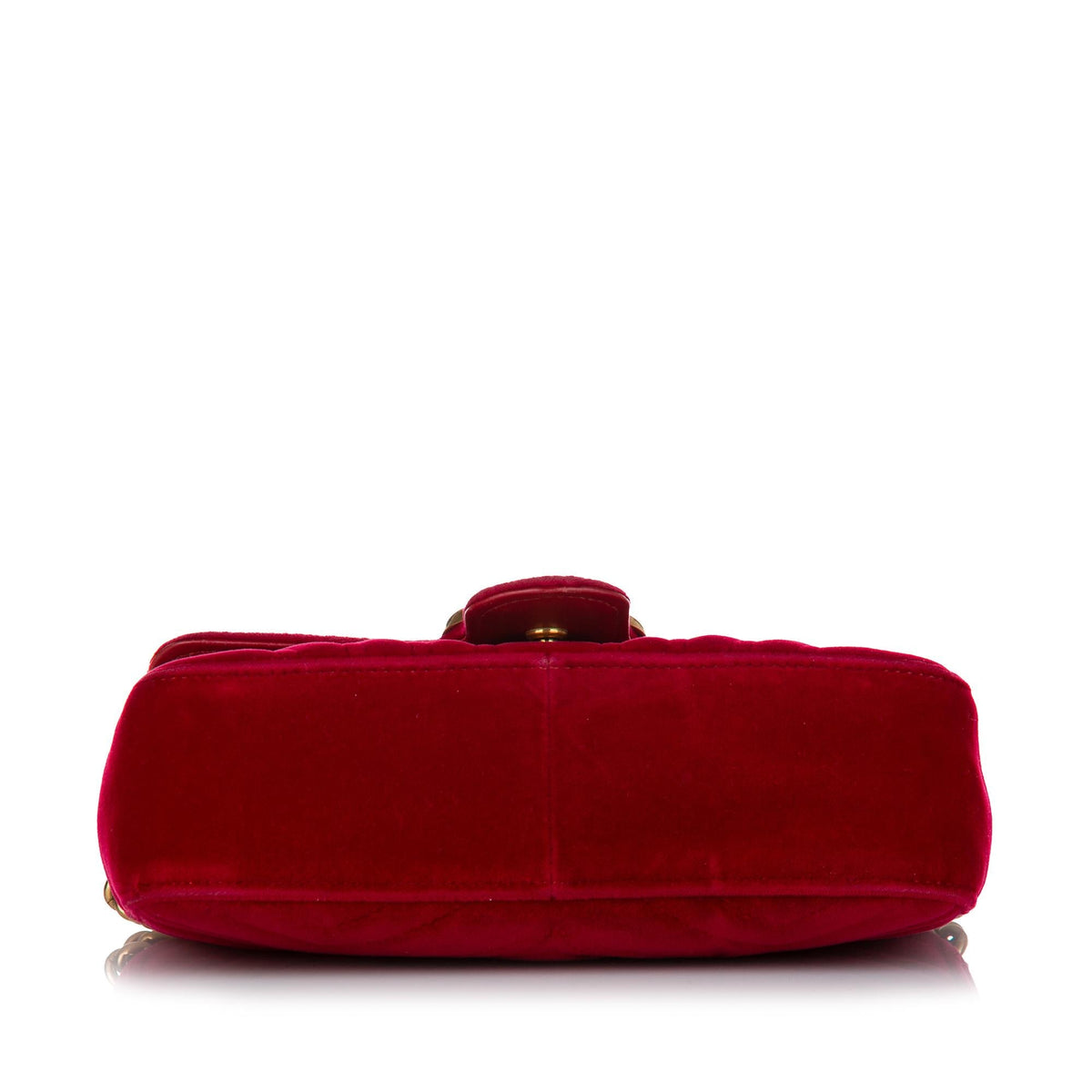 Gucci Mini GG Marmont Matelasse Velvet Crossbody Bag (SHG-27046)