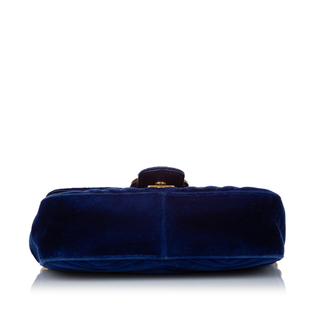 Gucci Mini GG Marmont Matelasse Velvet Crossbody Bag (SHG-30351)