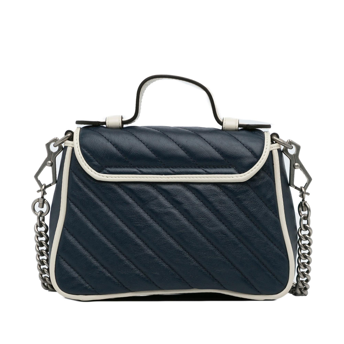 Gucci Mini GG Marmont Torchon Top Handle Bag (SHG-WZvkah)