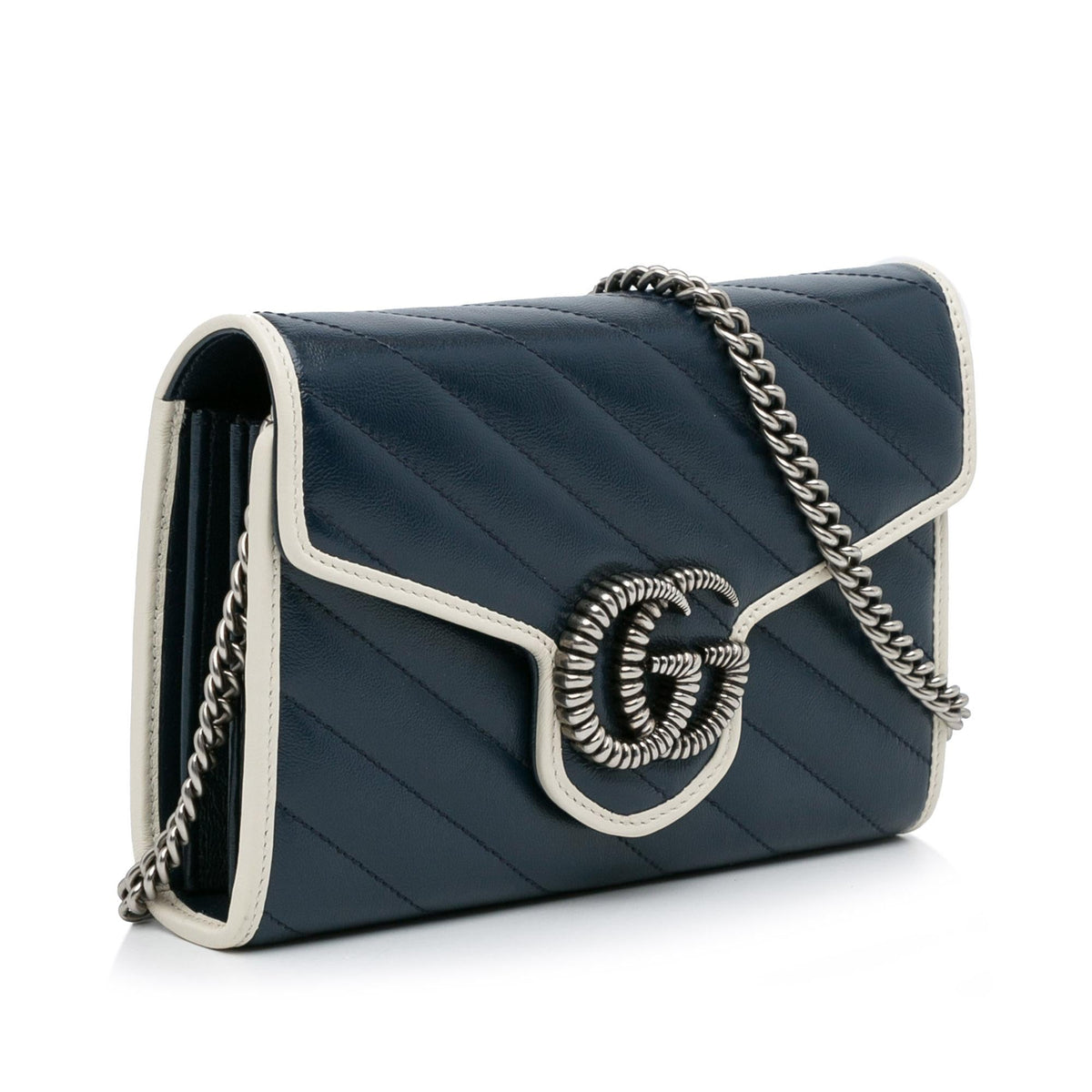 Gucci Mini GG Marmont Wallet on Chain (SHG-QYIeTn)