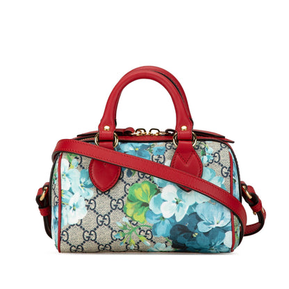 Gucci Mini GG Supreme Blooms Boston (SHG-HVA2nl)