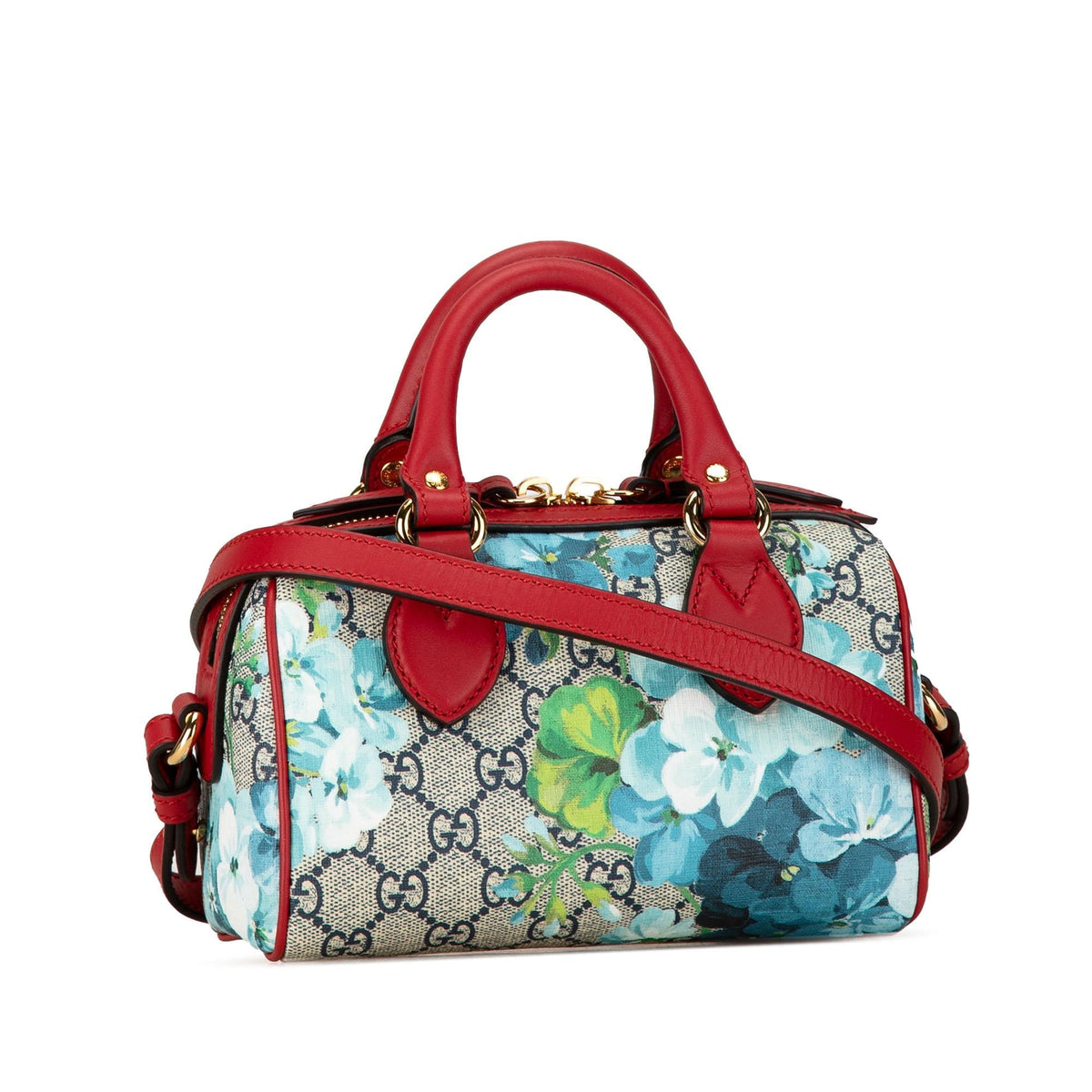 Gucci Mini GG Supreme Blooms Boston (SHG-HVA2nl)