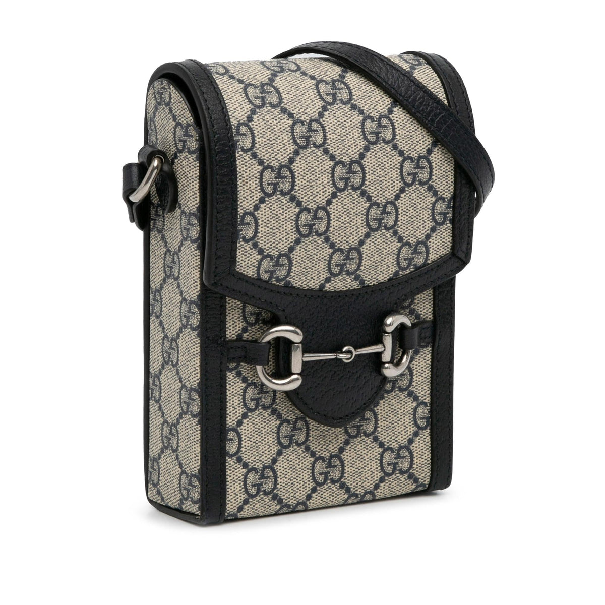 Gucci Mini GG Supreme Horsebit 1955 Crossbody Bag (SHG-SJQgQ9)