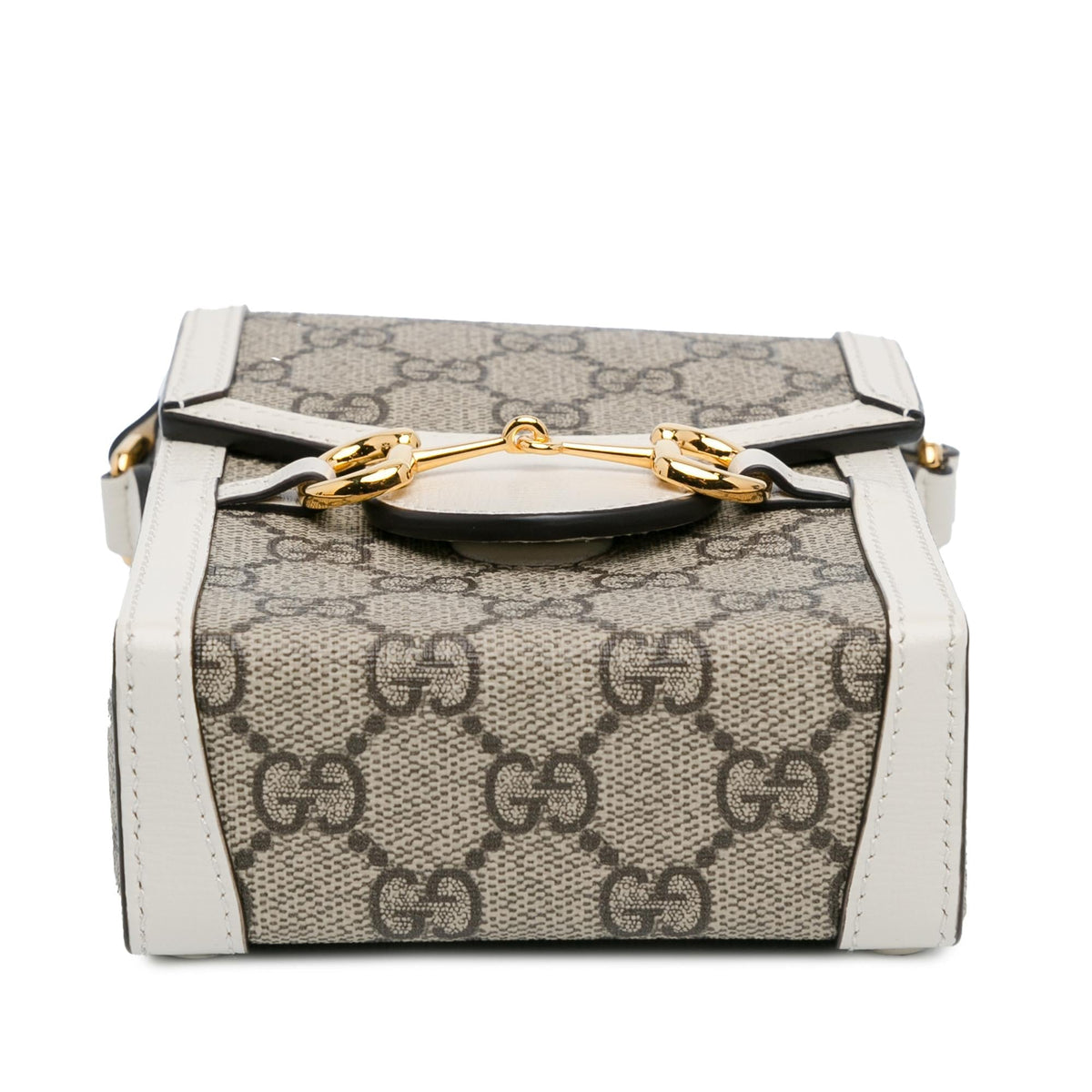 Gucci Mini GG Supreme Horsebit 1955 Crossbody Bag (SHG-aKOQUF)