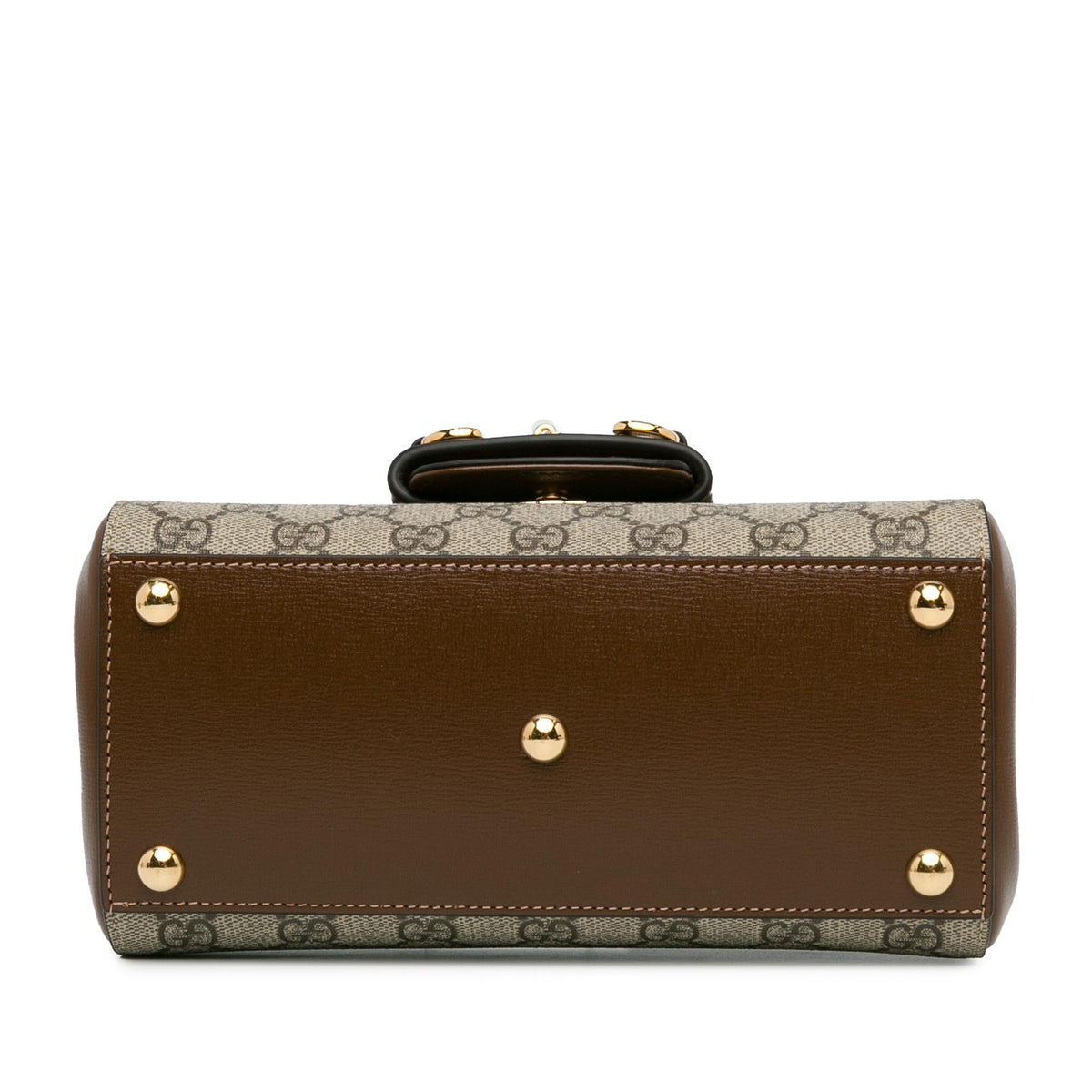 Gucci Mini GG Supreme Horsebit 1955 Satchel (SHG-SrwnA0)